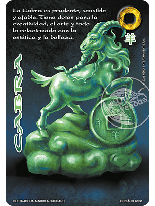 Cabra (Xinnian 3 - Año del caballo)