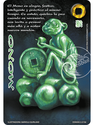 Mono (Xinnian 3 - Año del caballo)