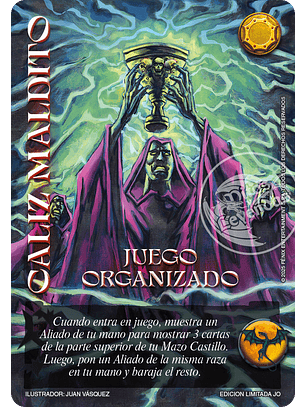Cáliz Maldito (Juego Organizado)