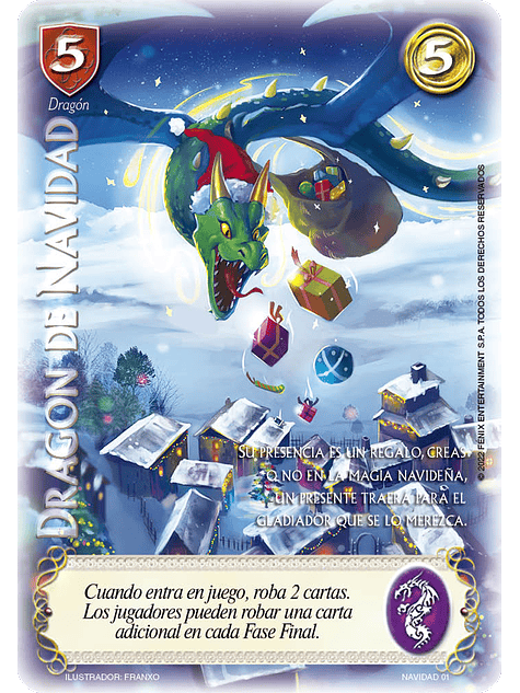 Dragon de Navidad (Navidad 2022) 1
