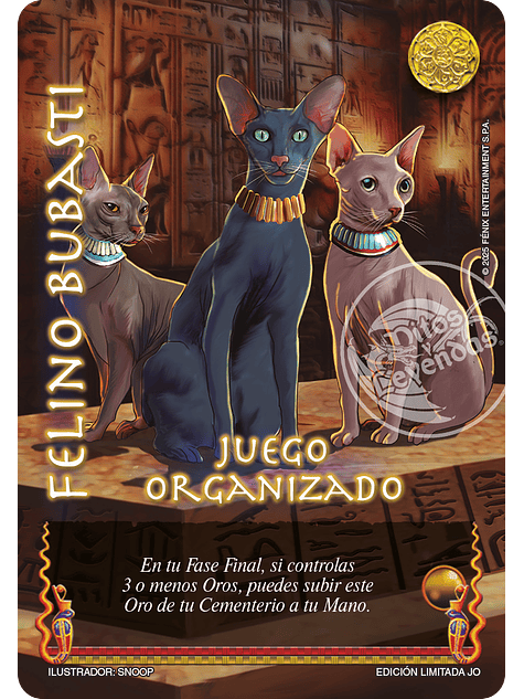 Felino Bubasti (Juego Organizado) 1