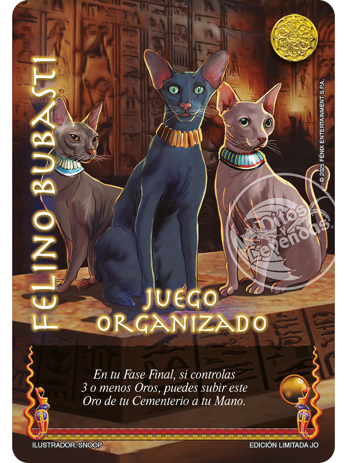 Felino Bubasti (Juego Organizado) 1