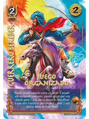 Guerrero Bereber (Juego Organizado)
