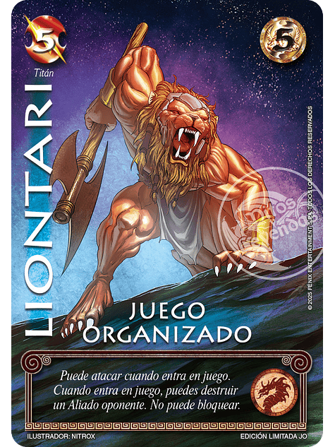 Liontari (Juego Organizado) 1