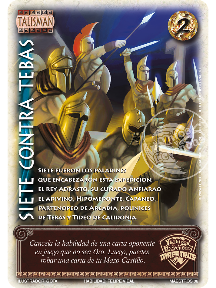 Siete contra Tebas (Torneo Maestros - Helénica Aniversario) 1