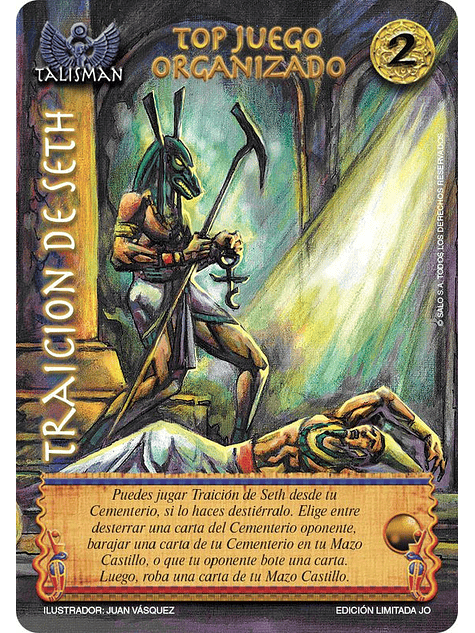 Traición de Seth (Juego Organizado) 1