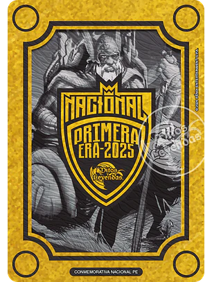 Oro Conmemorativo (Torneo Nacional 2025)