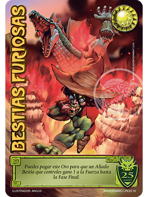 Bestias Furiosas (Aniversario 25 años)