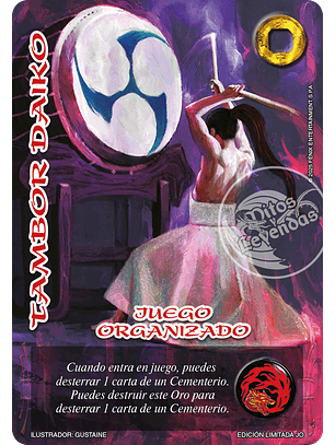 Tambor Daiko (Promocional - JO)