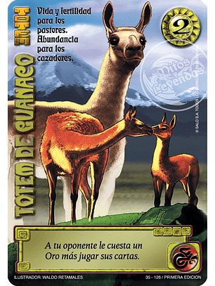 Totem de Guanaco