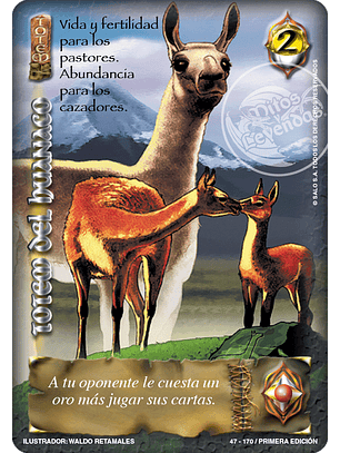 Totem de Guanaco