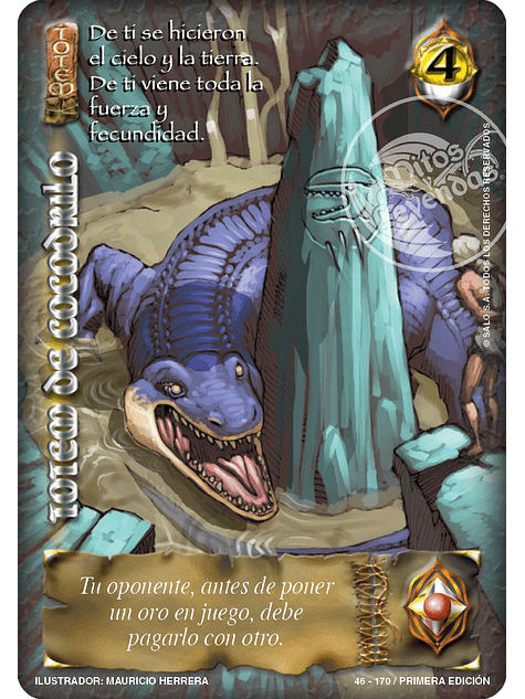 Totem de Cocodrilo 1