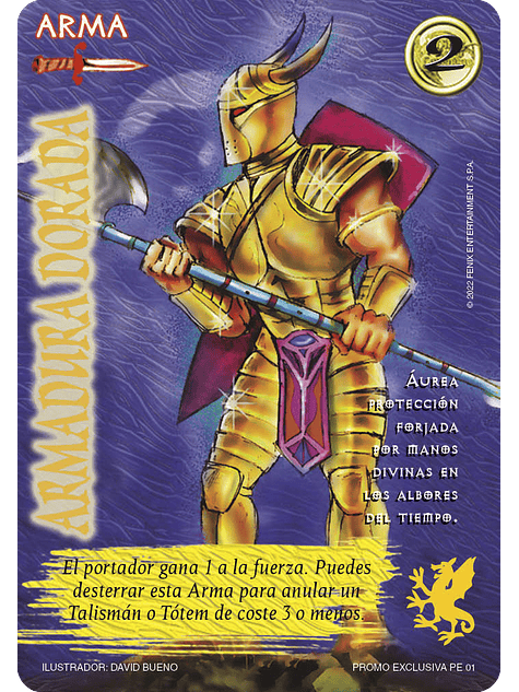 Armadura Dorada 1