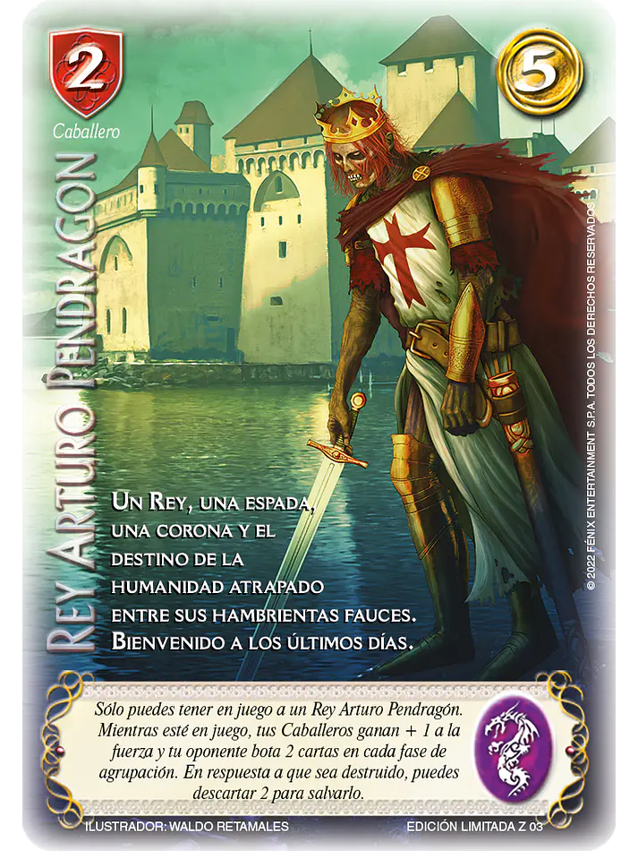 Rey Arturo Pendragon (Kit Zombies) 1