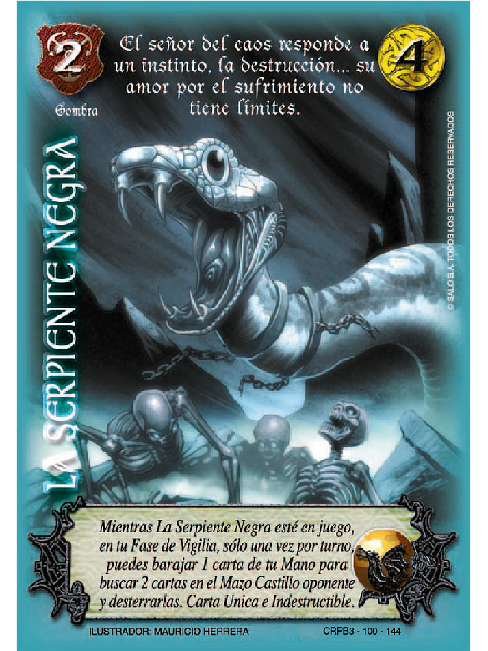 La Serpiente Negra (CRPB3 - Sombra) 1