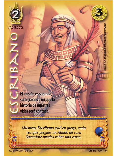 Escribano (CRPB3 - Sacerdote) 1