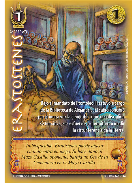 Erastostenes (CRPB3 – Sacerdote) 1