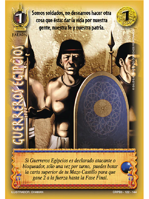 Guerreros Egipcios (CRPB3 - Faraón) 1
