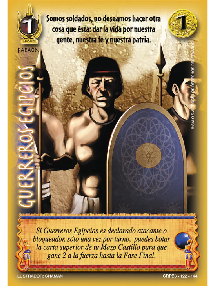 Guerreros Egipcios (CRPB3 - Faraón) 1
