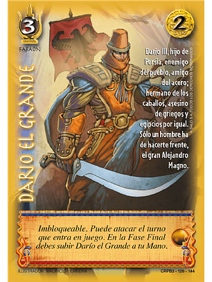 Dario el Grande (CRPB3 - Faraón)