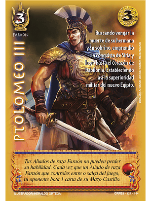 Ptolomeo III (CRPB3 - Faraón)
