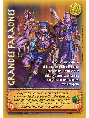 Grandes Faraones (CRPB3 - Faraón)