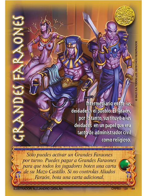 Grandes Faraones (CRPB3 - Faraón) 1