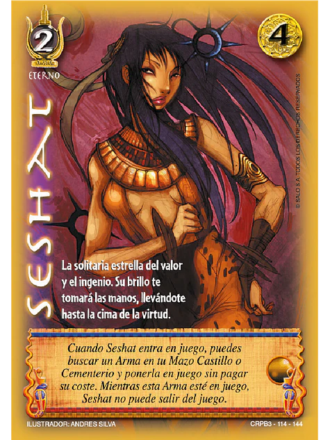 Seshat (CRPB3 – Eterno) 1