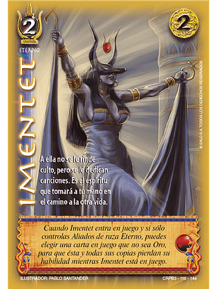 Imentet (CRPB3 - Eterno)