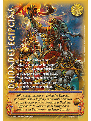 Deidades Egipcias (CRPB3 - Eterno)