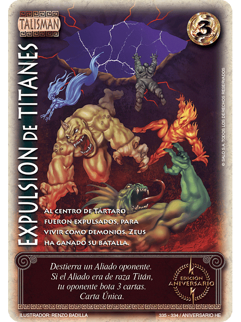 Expulsión de Titanes (Helénica Aniv - Promocional) 1