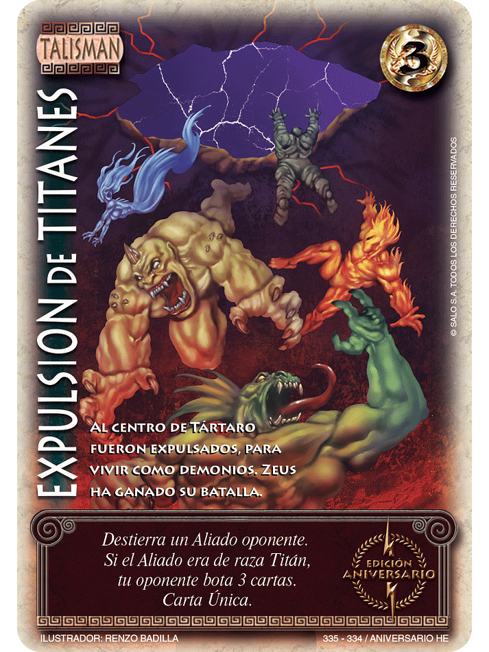 Expulsión de Titanes (Helénica Aniv - Promocional) 1
