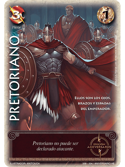 Pretoriano (Helénica Aniv - Promocional) 1