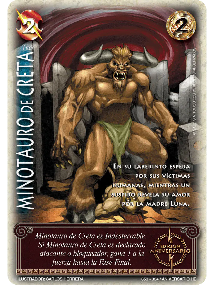 Minotauro de Creta (Helénica Aniv - Promocional) 1