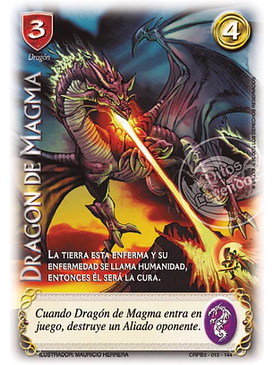 Dragón de Magma (Kit Racial 2024 – Foil)