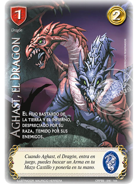 Aghast, El Dragón (Kit Racial 2024 – Foil) 1