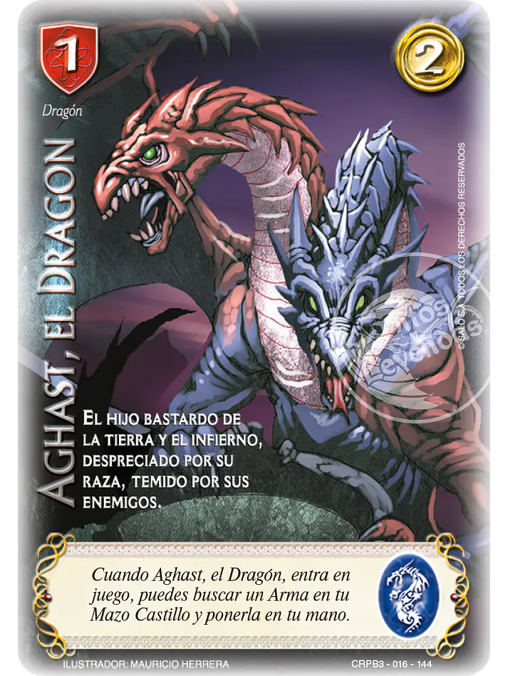 Aghast, El Dragón (Kit Racial 2024 – Foil) 1