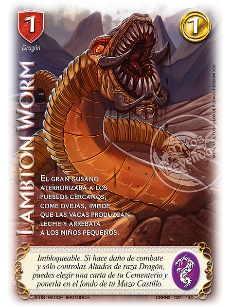 Lambton Worm (Kit Racial 2024 - Foil) 2