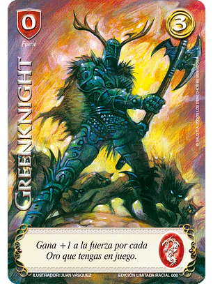 Greenknight  (Kit Racial 2024 - Ed.Limitada)