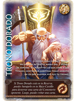 Trono Dorado (Kit Racial 2024 - Foil)