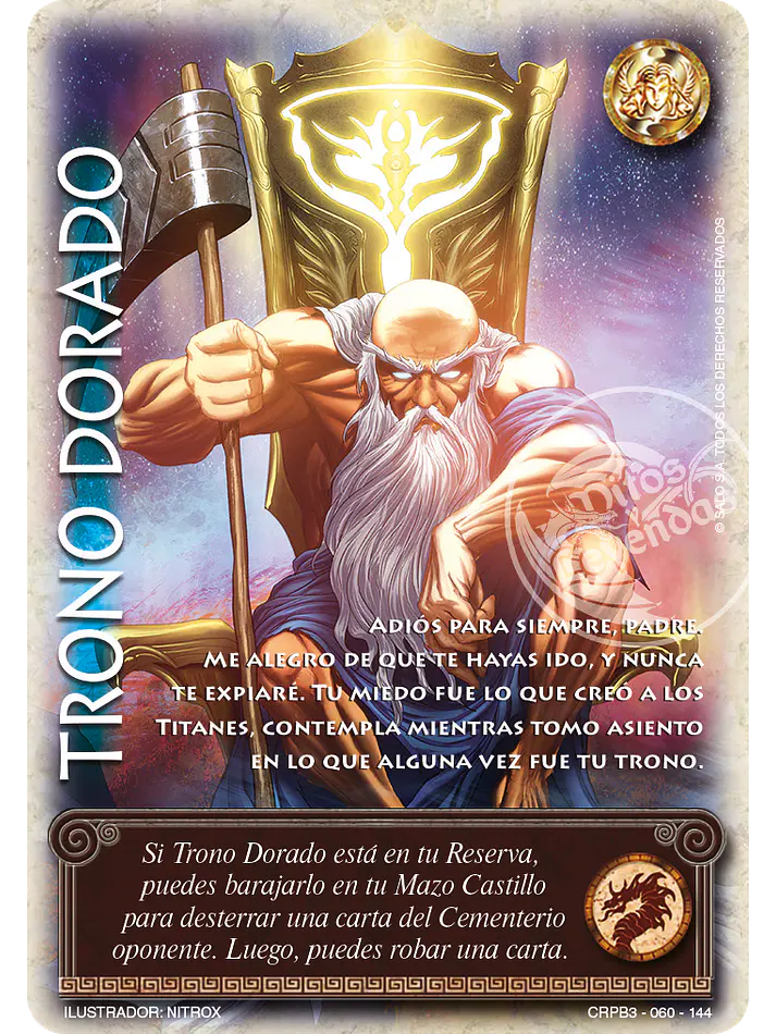 Trono Dorado (Kit Racial 2024 - Foil) 1