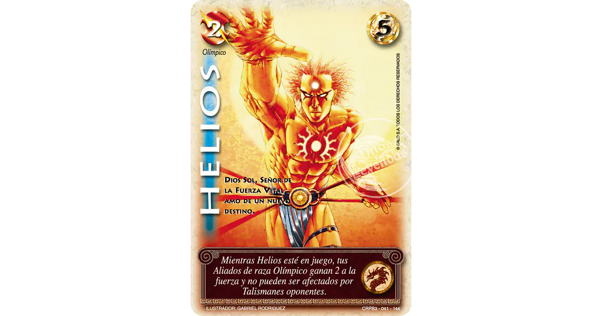 Helios (Kit Racial 2024 - Foil) - Singles Primer Bloque