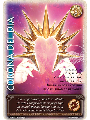 Corona del dia (Kit Racial 2024 - Foil)