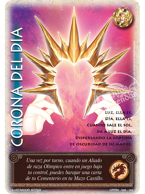 Corona del dia (Kit Racial 2024 - Foil) 1