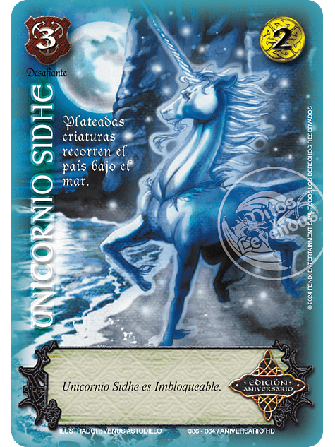Unicornio Sidhe (HD Aniversario -  Edición Aniversario) 1