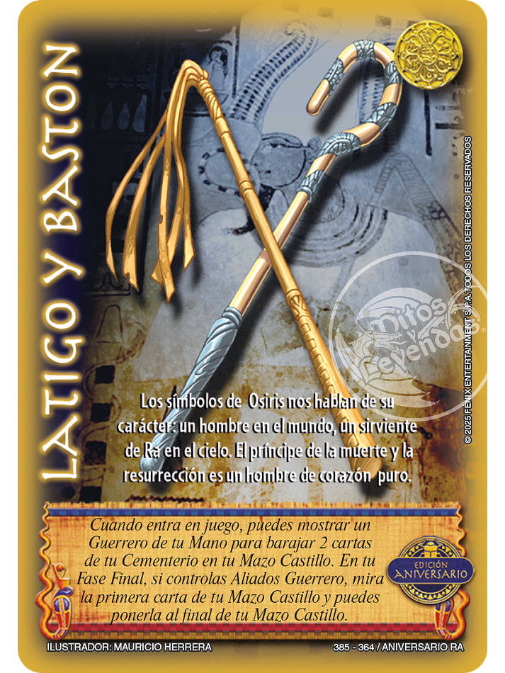 Látigo y Bastón (Kit de Batalla Ra - aniversario) 1
