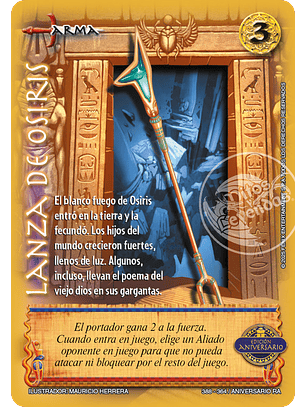 Lanza de Osiris (Kit de Batalla Ra - aniversario)
