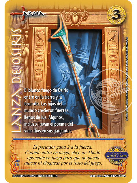 Lanza de Osiris (Kit de Batalla Ra - aniversario) 1