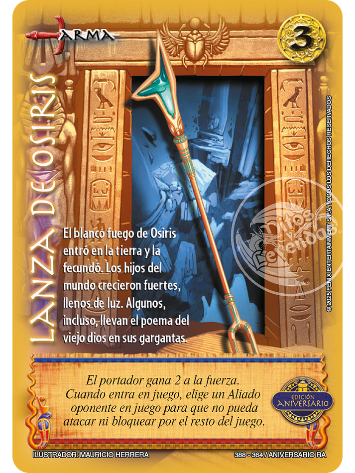 Lanza de Osiris (Kit de Batalla Ra - aniversario) 1