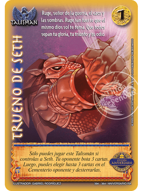 Trueno de Seth (Kit de Batalla Ra - aniversario) 1